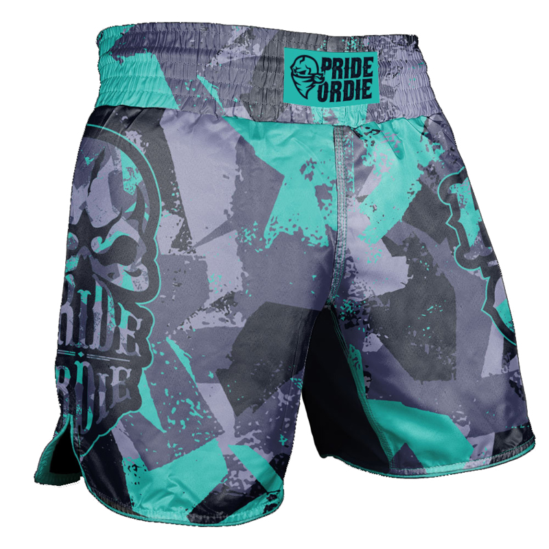 Pride Or Die reckless v2 MMA Shorts - grey